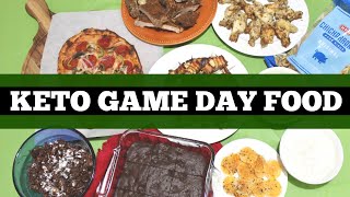KETO SUPER BOWL | Game Day Keto Menu | Keto Pizza | Keto Brownies | Cheese Crisps| Keeping it Keto