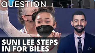 Suni Lee steps in for Biles, triumphs for all-around gold