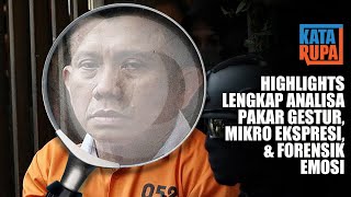 FERDY SAMBO KATA AHLI "LIE TO ME" SANTAI KARENA DIDUGA PUNYA KARTU TRUF HINGGA SERING MENANGIS