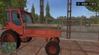 старый трактор т-16 в farming simulator 2017