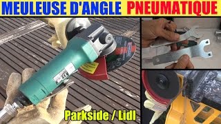 meuleuse d'angle pneumatique parkside lidl 125 mm air angle gringer druckluft-winkelschleifer