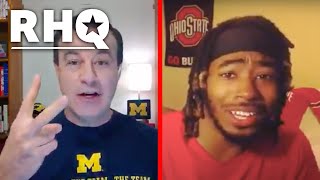 Michigan Fan Reacts to Sad Ohio State Fan (video)