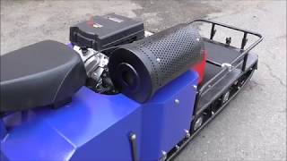 Мотобуксировщик ЛИДЕР-3-24-Superlong, 24 л.с., гусеница 500х3636 мм