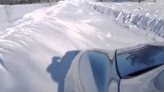 Porsche cayenne. Тест дорогами России. С прицепом. Зима.