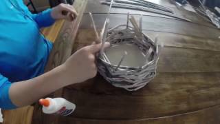 Basket Weaving for Beginners Using Newspapers