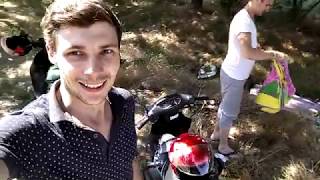 ПУТЕШЕСТВИЕ На СКУТЕРАХ (Воспоминания)27.06.17 trip Одесса-Каролино-Бугаз/ TRAVEL ON SCOOTERS