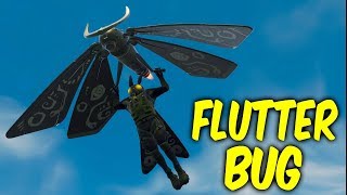 Fortnite New glider gameplay.FLUTTER BUG - MOTH GLIDER,LAMP PICKAXE