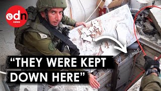 Israeli Troops Find Hamas Tunnel Where 'Hostages Were Kept Prisoner'