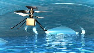 Ingenuity helicopter descubre un lago subterráneo en Marte - animación