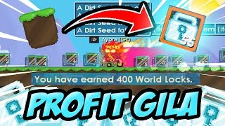 MODAL DIRT PROFIT DIAMOND LOCKS!!! AUTO SULTAN!!! | Growtopia Indonesia