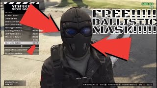 GTA ONLINE - FREE 70K BALLISTIC MASK! (doomsday heist dlc)
