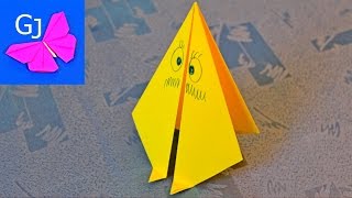 Оригами из бумаги ❤️ ЗАБАВНЫЙ ХОДУНЧИК