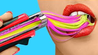 13 пранков и лайфхаков для школы / Как пронести съедобные лизуны в школу