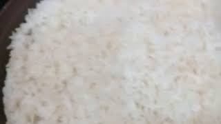 Esh mawash ma'a rabian  (rice, monggo, with dry shrimp)