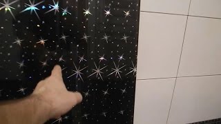Звездный потолок в ванне из зеркал ч.1