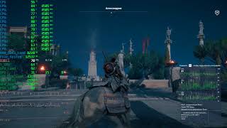 Assassin's Creed Origins fps test on E5-1650v2@4.5Ghz +1080TI