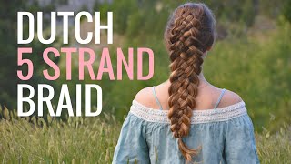 Dutch 5-Strand Braid | Braids by Jordan