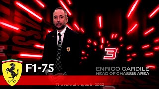 F1-75 launch: Enrico Cardile in 75”