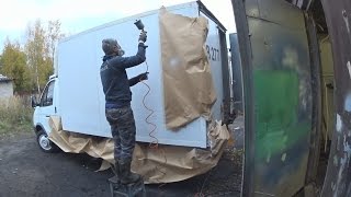 Матовая краска. Востанавливаем покрытие фургона Газель Бизнес