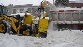 MONTREAL SNOW REMOVAL OPERATION IN VERDUN