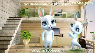 Zoobe Зайка Папа с лестницы упал!