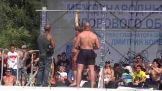 Силовое упражнение - Подтягивание одной рукой, Днепропетровск 29.06.2013 WORKOUT fest 2k13