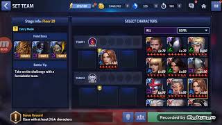 Marvel Future Fight: Scarlet Witch Infinity War Uniform Floor 29