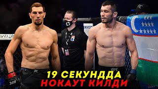 Махмуд Мурадов Рақибидан Дахшатли Нокаут! 19 секундда ухлатти