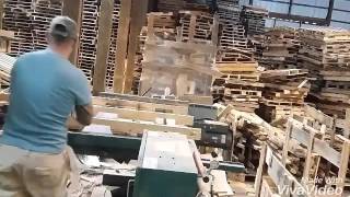 Pallet teardown machine