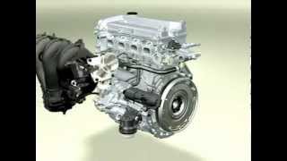 MOTOR FORD DURATEC 2.0L 16V - Montagem 3D