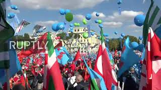 Italy: Left-wing groups rally in response to far-right rampage in opposition to 'Green Pass' policy