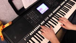 "Старый клен" на Yamaha PSR S750.
