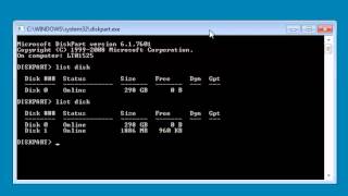 Diskpart tutorial