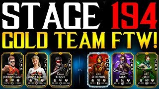 MK MOBILE LIN KUEI TOWER STAGE 194 | THIS GOLD TEAM CAN WIN!