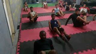 Aquecimento Muay Thai (equipe Guerra)