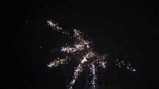 Mon Feu d'artifice amateur du nouvel an 2015 tiré électriquement | Full HD