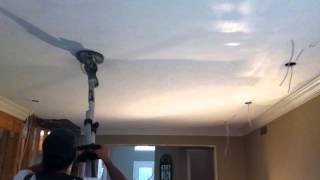 BOB THE FIXER Popcorn Ceiling  Removal 90% NO DUST Festool Planex