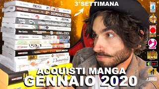 ACQUISTI MANGA GENNAIO 2020 - 3° SETTIMANA