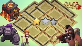Most Powerful Th10  War Base of 2017 | Unbreakable Th10 War Base