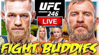 ? UFC 246: MCGREGOR VS COWBOY + HOLM VS PENNINGTON LIVE FIGHT REACTION!