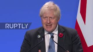 UK: 'We need to pull out all stops' – PM Johnson at COP26 in Glasgow