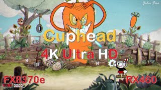 Cuphead: PC Games - 4K Ultra HD 60 fps - Gameplay - Radeon RX460 + AMD FX8370e