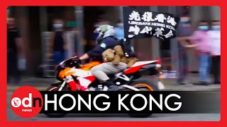 First Trial Under Hong Kong National Security Law For Motorcyclist Who RAMMED Police