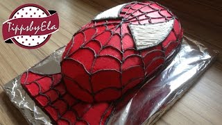 How to make a Spiderman Cake Spider-Man Torte selber machen Tutorial