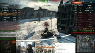 [150423 월드오브탱크 - 3] T-43 힘멜스도로프 (억세게 운 좋은 날)