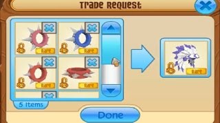 Trocando cocar no Animal Jam