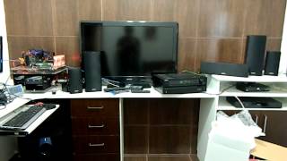 ONKYO HT-S5400 REPRODUZINDO ARQUIVO MP3 VIA CABO ÓPTICO LIGADO A PLACA MÃE