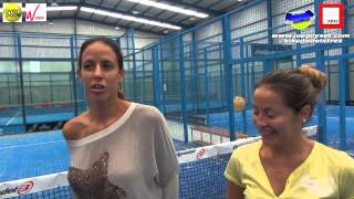 Clinic De La Uz de Nela Brito y Marta Marrero en Coverpadel Olloniego Octubre 2013