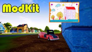 Прохождение #72 Дом из детского рисунка Hello Neighbor ModKit A painted house