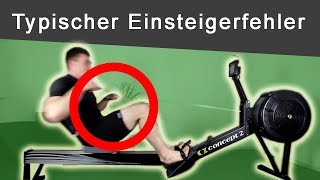 RUDERGERÄT: FEHLER, der In jedem FITNESSSTUDIO gemacht wird und leicht zu beheben ist